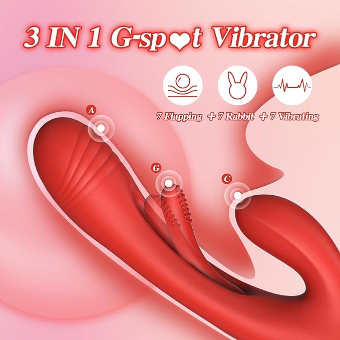 Tapping & Flapping Vibrator for Women Clitoris Clit Sucker