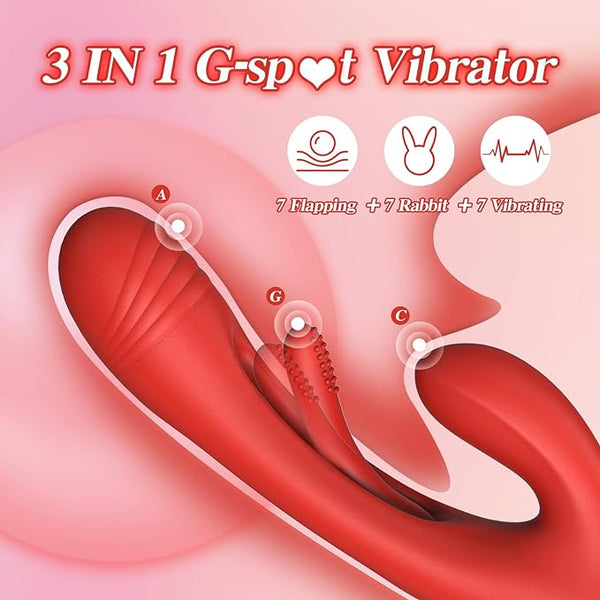 Tapping & Flapping Vibrator for Women Clitoris Clit Sucker