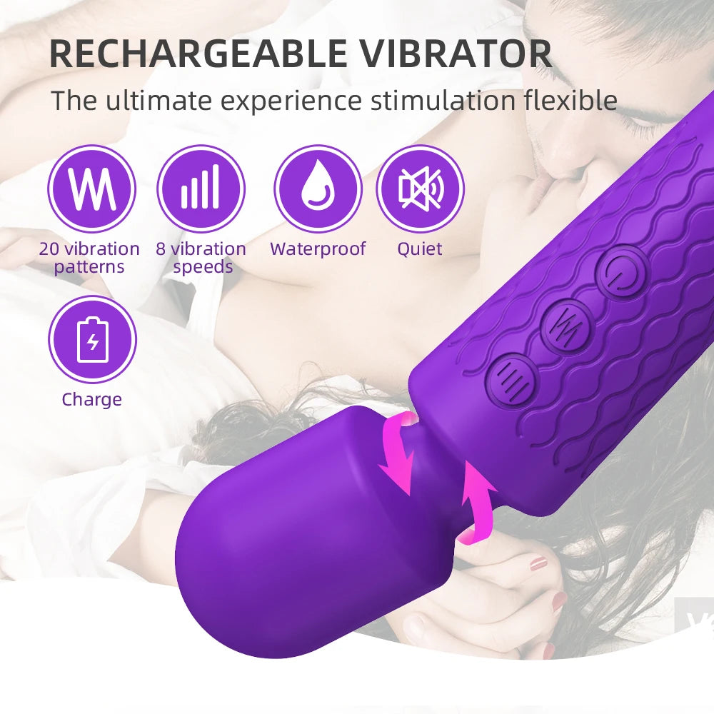 Wireless AV Vibrator for Women - G Spot Stimulation and Masturbation - Adult Sex Toy Delight Desires Wireless AV Vibrator for Women - G Spot Stimulation and Masturbation - Adult Sex Toy Delight Desires