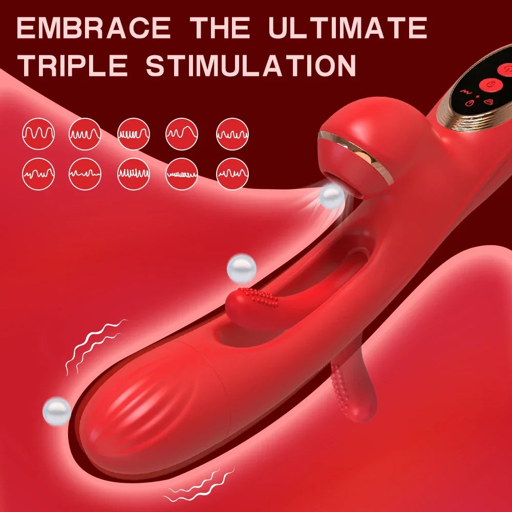 Tapping & Flapping Vibrator for Women Clitoris Clit Sucker