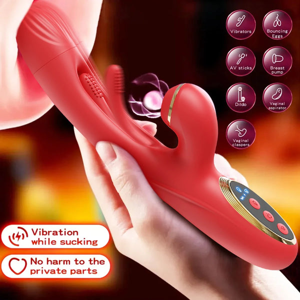 Tapping & Flapping Vibrator for Women Clitoris Clit Sucker