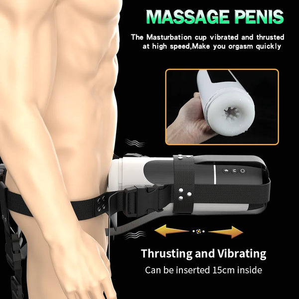 Intimate Aquatic Pleasure: Waterproof Telescopic Masturbator for Men